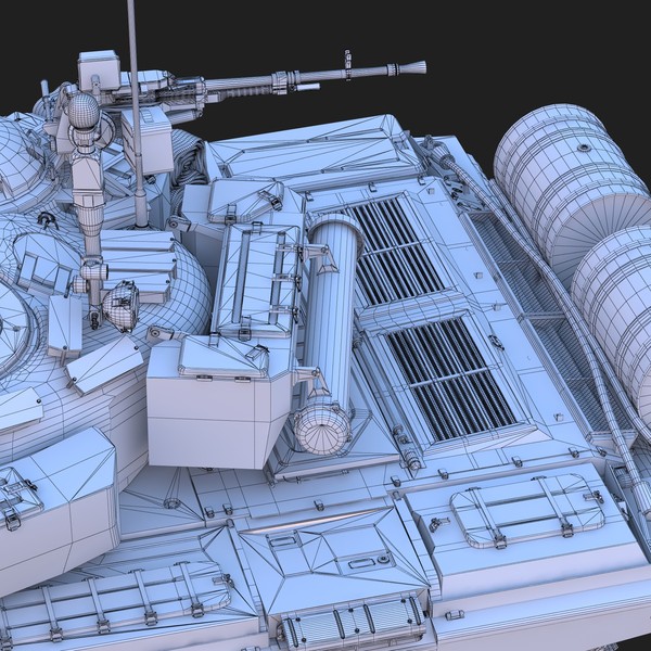 russian soviet battle tank 3d max - Russian Soviet Battle Tank T-90M Vladimir... by dimosbarbos